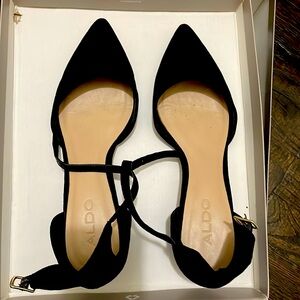 Faux Suede Black Pumps from ALDO